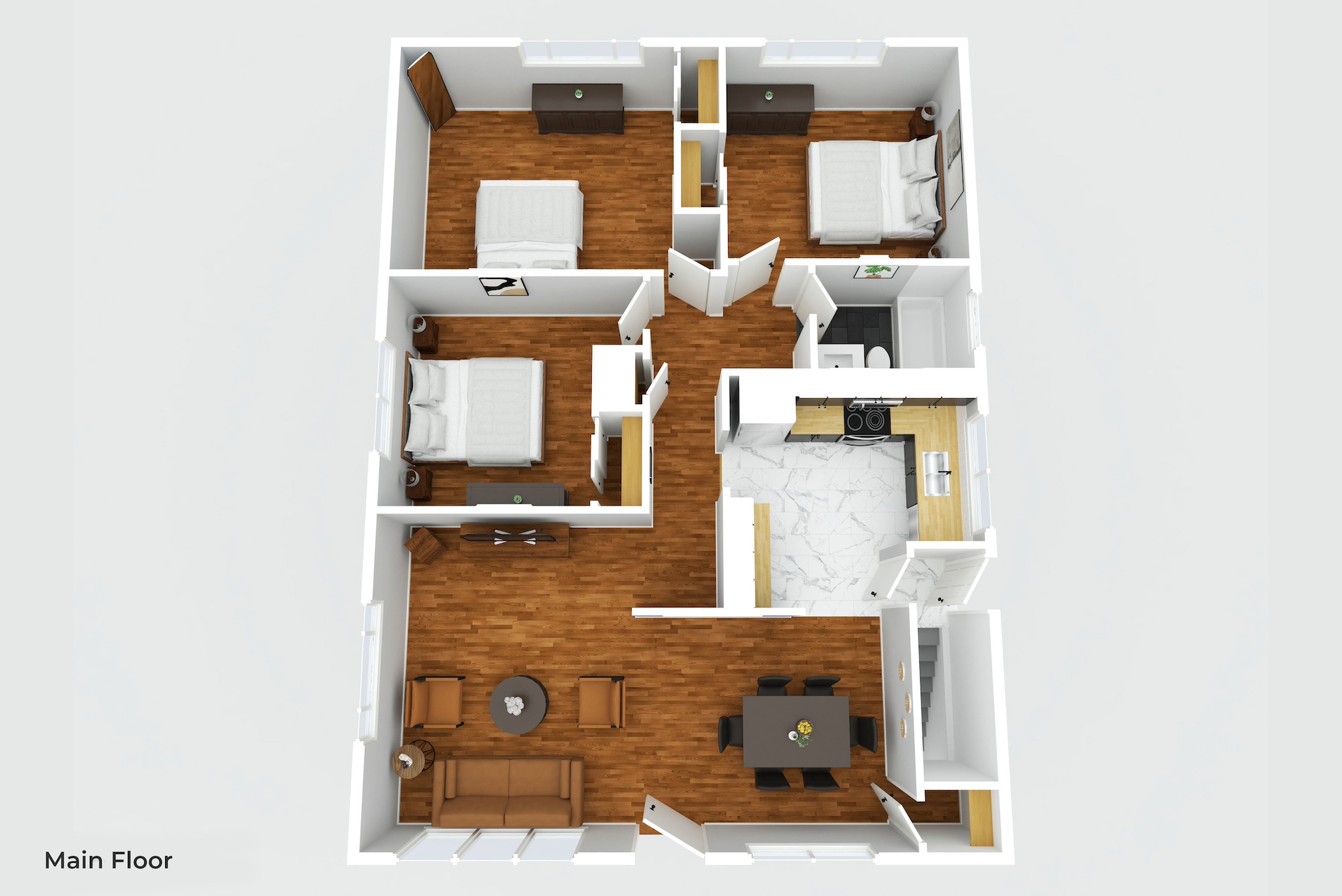 3 Bedrooms Bedrooms, ,1 BathroomBathrooms,Woodford Homes,For Rent,1345
