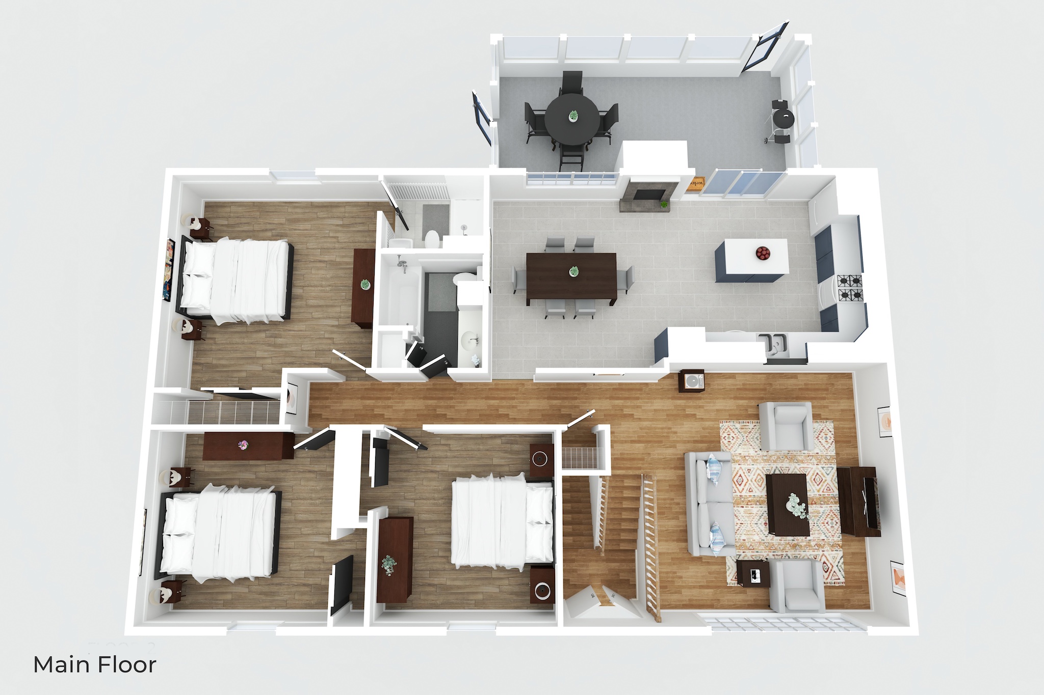 3 Bedrooms Bedrooms, ,2 BathroomsBathrooms,Woodford Homes,For Rent,1353
